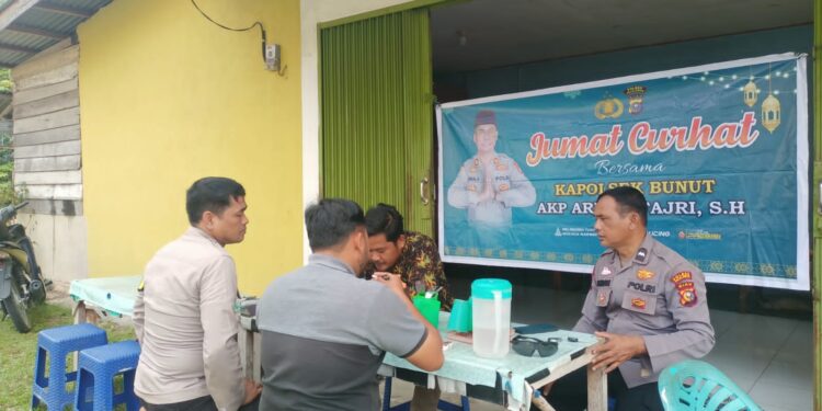 Polisi Ajak Warga Perkuat Kamtibmas dan Cegah Narkoba dalam Jumat Curhat di Bunut