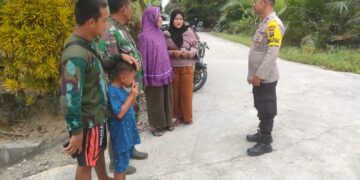 Perkuat Soliditas, TNI–Polri di Langgam Pererat Sinergi Lewat Silaturahmi