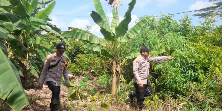 Sebar Maklumat dan Binluh, Polisi Teluk Meranti Edukasi Warga Cegah Karhutla
