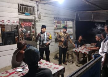 Jelang Ramadhan, Polisi dan Kades Angkasa Imbau Warung Tuak Hentikan Penjualan dan Musik Keras
