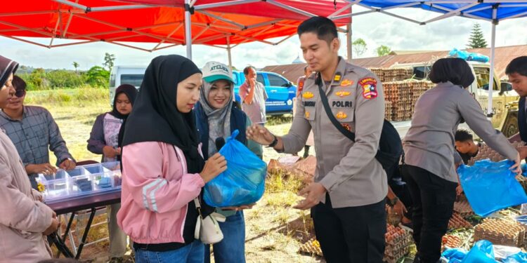 STIK-PTIK Angkatan 83 Ikut Serta Giat Pasar Murah Sambut Ramadhan Di Masjid Babussalam