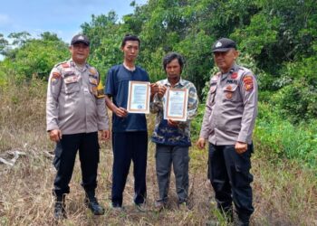 Patroli dan Sosialisasi Larangan Membakar Lahan, Polisi Temukan Titik Api Nihil di Pangkalan Lesung