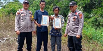 Patroli dan Sosialisasi Larangan Membakar Lahan, Polisi Temukan Titik Api Nihil di Pangkalan Lesung