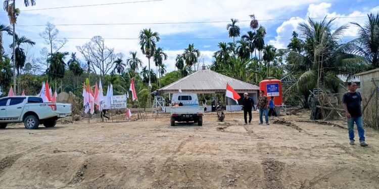 Warga Gotong Royong Sukseskan Peresmian Meunasah Di Dusun Rantau Panjang