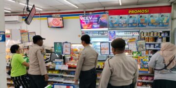 Patroli Cegah C3, Polsek Pangkalan Kerinci Sasar Perbankan dan Pusat Perbelanjaan