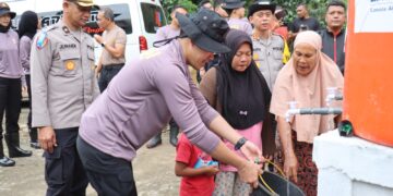 Kapolres Resmikan Sumur Bor Ke-5 Bantuan Kapolda Aceh Dan STIK Angkatan 83 Di Kuyun Uken