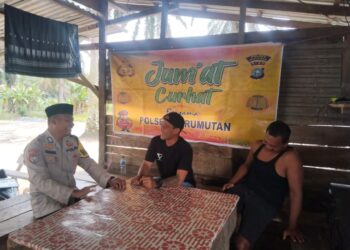 Jumat Curhat di Kerumutan, Warga Keluhkan Balap Liar dan Gangguan Kamtibmas