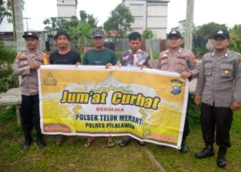 Polsek Teluk Meranti Ingatkan Remaja Jaga Ketertiban Lewat Jumat Curhat