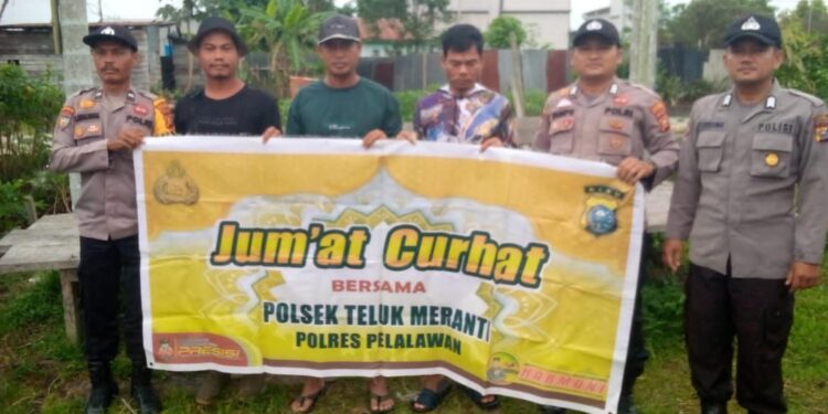 Polsek Teluk Meranti Ingatkan Remaja Jaga Ketertiban Lewat Jumat Curhat