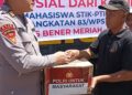 STIK-PTIK Angkatan 83 Salurkan Bantuan Sosial Kapolri Di Posko Tunyang
