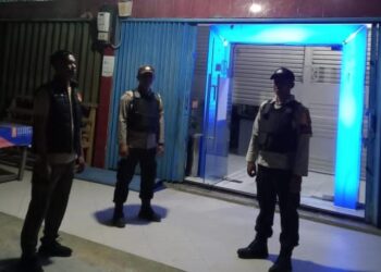 Patroli Malam, Polsek Langgam Intensifkan KRYD Cegah Gangguan Kamtibmas