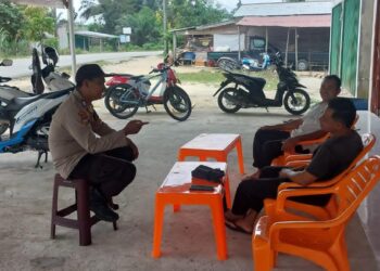 Bhabinkamtibmas Polsek Bunut Gelar DDS Cooling System, Ajak Warga Bijak Bermedsos