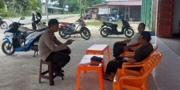 Bhabinkamtibmas Polsek Bunut Gelar DDS Cooling System, Ajak Warga Bijak Bermedsos