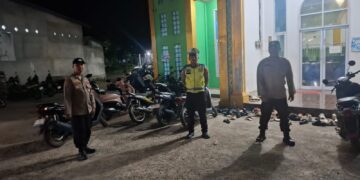 Polisi Amankan Salat Tarawih dalam Ops Tertib Ramadhan Lancang Kuning 2026