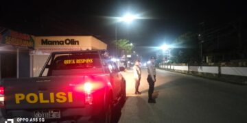 Patroli Subuh, Polsek Pangkalan Kerinci Antisipasi C3 dan Balap Liar Selama Ramadan