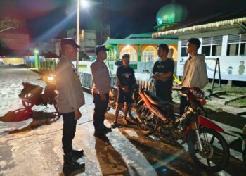 Polsek Kuala Kampar Gelar Patroli Subuh Antisipasi Balap Liar Selama Ramadan