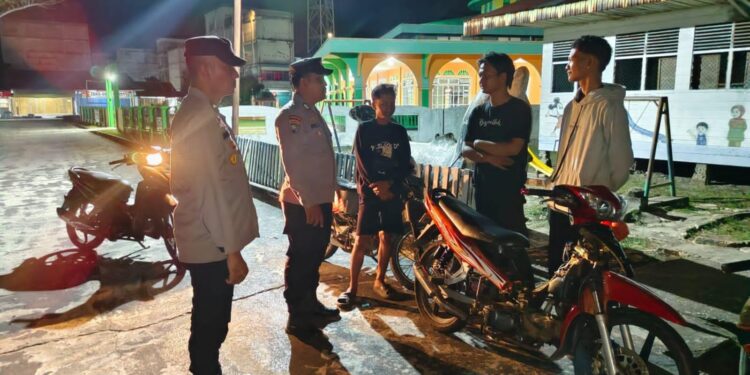 Polsek Kuala Kampar Gelar Patroli Subuh Antisipasi Balap Liar Selama Ramadan