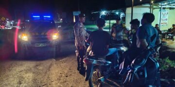 Polsek Pangkalan Lesung Gelar Patroli Gebrak Sahur untuk Jaga Keamanan Ramadhan