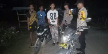 Polsek Bunut Gelar Patroli Subuh Antisipasi Balap Liar, Tawuran, dan C3