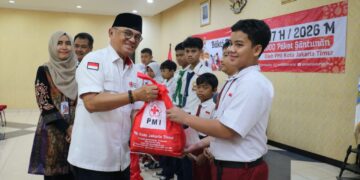 PMI Jakarta Timur Salurkan 2.000 Santuni Anggota PMR Program Bakti Ramadhan 1447 H
