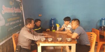 Polsek Bunut Gelar Jumat Curhat, Bahas Narkoba hingga Karhutla Jelang Ramadhan