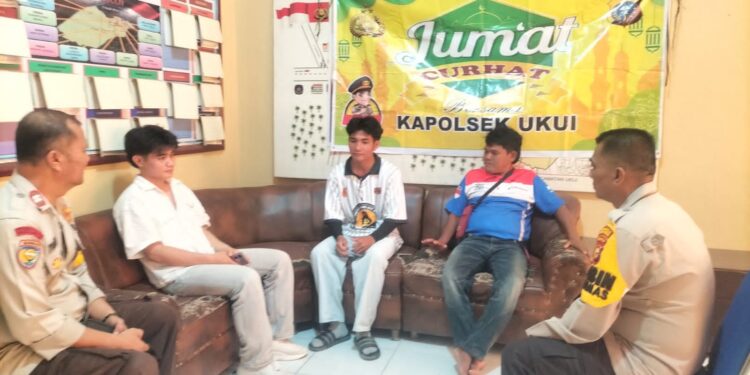 Jumat Curhat Polsek Ukui, Warga Diajak Aktif Jaga Kamtibmas dan Cegah Karhutla