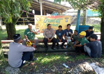 Polsek Kerumutan Gelar Jumat Curhat, Warga Keluhkan Balap Liar dan Remaja Nongkrong