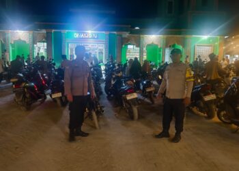 Polisi Amankan Salat Tarawih di Segati, Jemaah Diimbau Waspada Curanmor