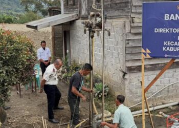 Peringatan HBI Ke-76, Kemimipas RI Bangun Sumur Bor Di Kampung Mendale Kebayakan