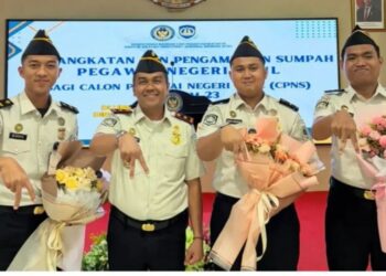 Teuku Teguh Abdi Hadiri Pelantikan PNS Kantor Imigrasi Kelas III Non TPI Takengon