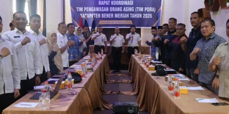 Kantor Imigrasi Takengon Gelar Rakor Tim Pengawasan Orang Asing Di Bener Meriah