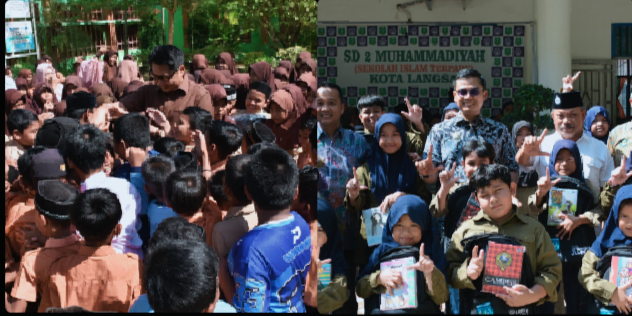 Jeffry-Haikal Serahkan 13.186 Paket Sekolah, Tegaskan Pendidikan Jadi Prioritas Utama