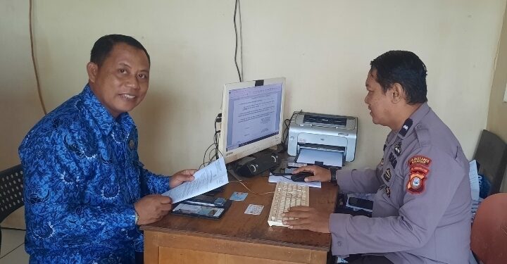 Polsek Tamalate Berkomitmen Terapkan 3S, Di Ruang Pelayanan SPKT Begini Tujuannya.