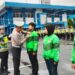 Ratusan Pengemudi Ojol Ikuti Apel Kamtibmas Dan Sosialisasi Program “Mappatabe” Polantas Polda Sul-sel