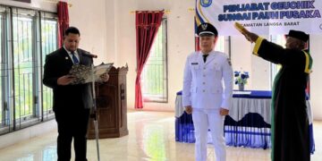 Saifullah Dilantik Pj Geuchik Gampong Sungai Pauh Pusaka