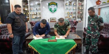 PTPN IV Regional VI Tandatangani PKS Bersama Pangdam IM 