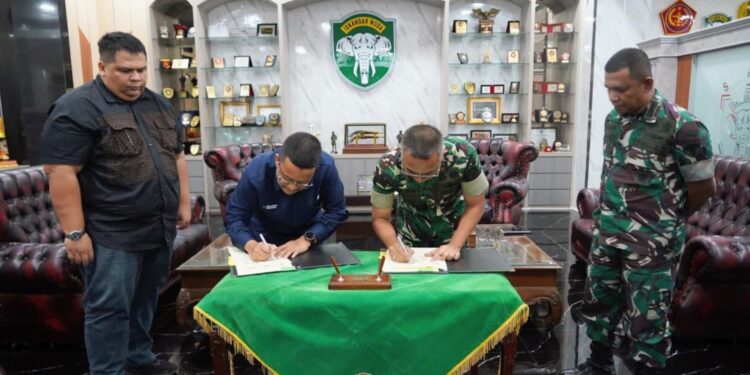 PTPN IV Regional VI Tandatangani PKS Bersama Pangdam IM 