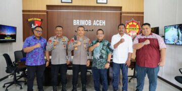 PTPN IV Regional VI Sambangi Dansat Brimob Polda Aceh