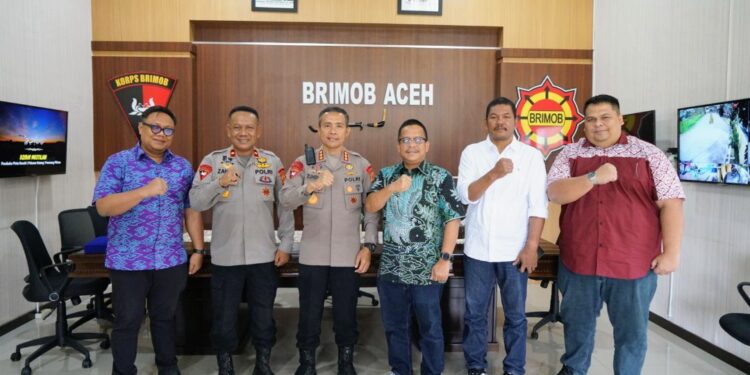 PTPN IV Regional VI Sambangi Dansat Brimob Polda Aceh