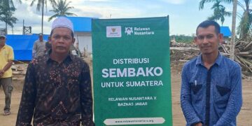 Warga Dusun Rantau Panjang : Terima Kasih Relawan Nusantara Atas Bantuan Sembako