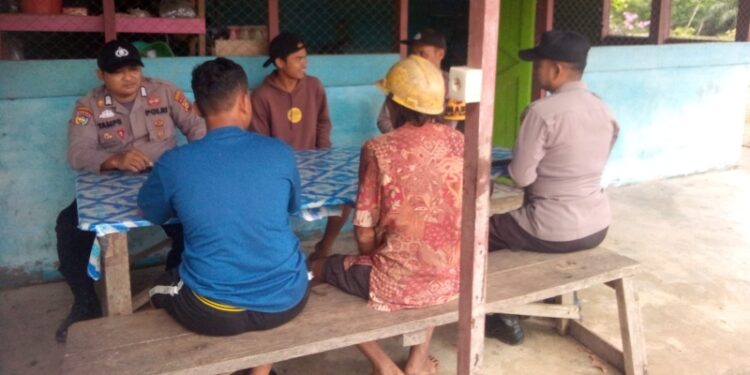 Polsek Teluk Meranti Gelar Minggu Kasih, Imbau Remaja Tidak Nongkrong Malam Hari