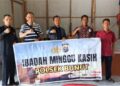 Polsek Bunut Laksanakan Minggu Kasih, Jaga Toleransi Antar Umat Beragama