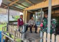 Polsek Langgam Perkuat Sinergitas TNI-Polri Lewat Silaturahmi di Segati