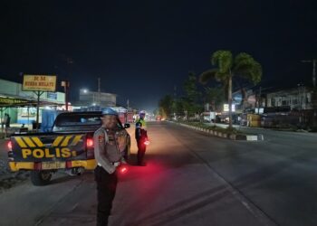 Patroli Subuh, Antisipasi Balap Liar dan C3 di Sorek Satu Pelalawan