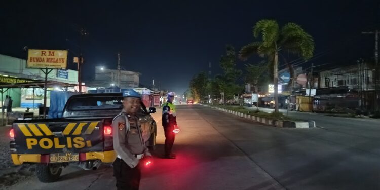 Patroli Subuh, Antisipasi Balap Liar dan C3 di Sorek Satu Pelalawan
