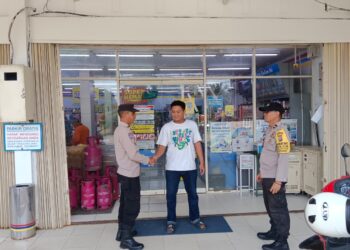 Polsek Pangkalan Lesung Gelar Patroli Dialogis, Antisipasi Kejahatan C3