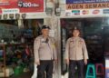 Polsek Kuala Kampar Gelar KRYD, Patroli Objek Vital dan Pertokoan