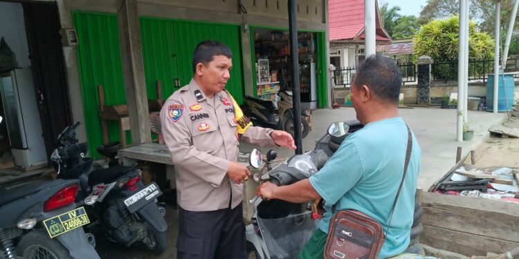 Polsek Bunut Laksanakan Silaturahmi “Cooling System” untuk Jaga Harkamtibmas