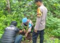 Polsek Teluk Meranti Tanam Bibit Pohon, Dukung Program Penghijauan Kapolda Riau