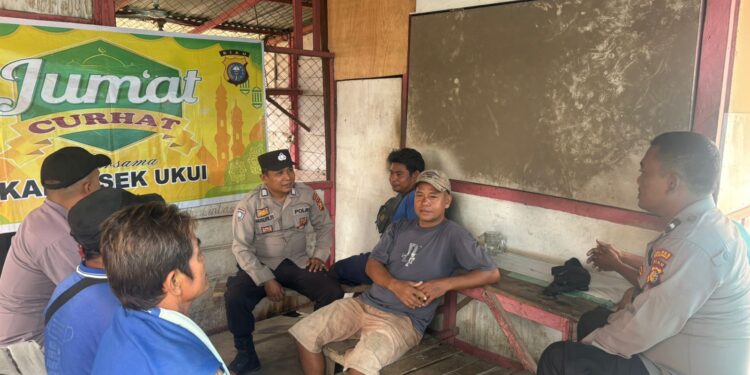 Polsek Ukui Gelar Jumat Curhat, Dengarkan Langsung Aspirasi Masyarakat